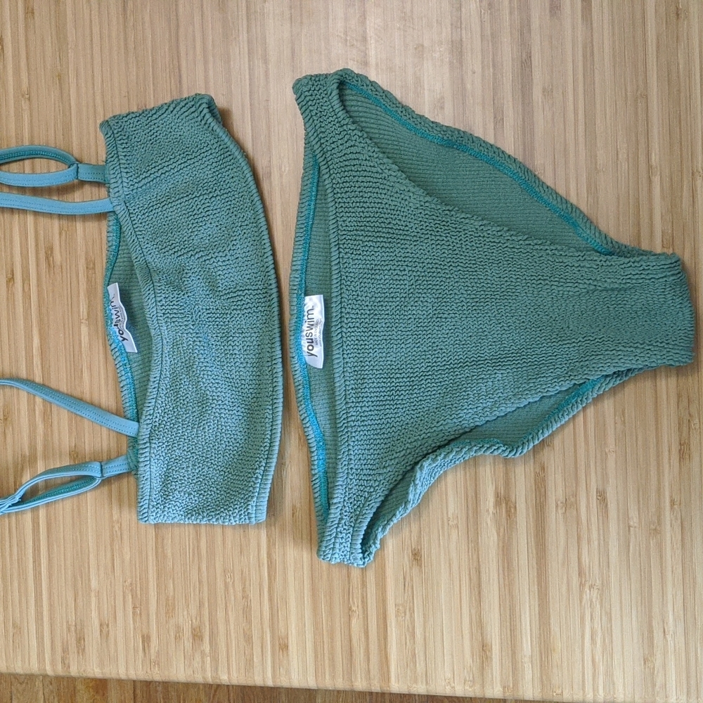 Youswim Poise standard waist two piece in Sage